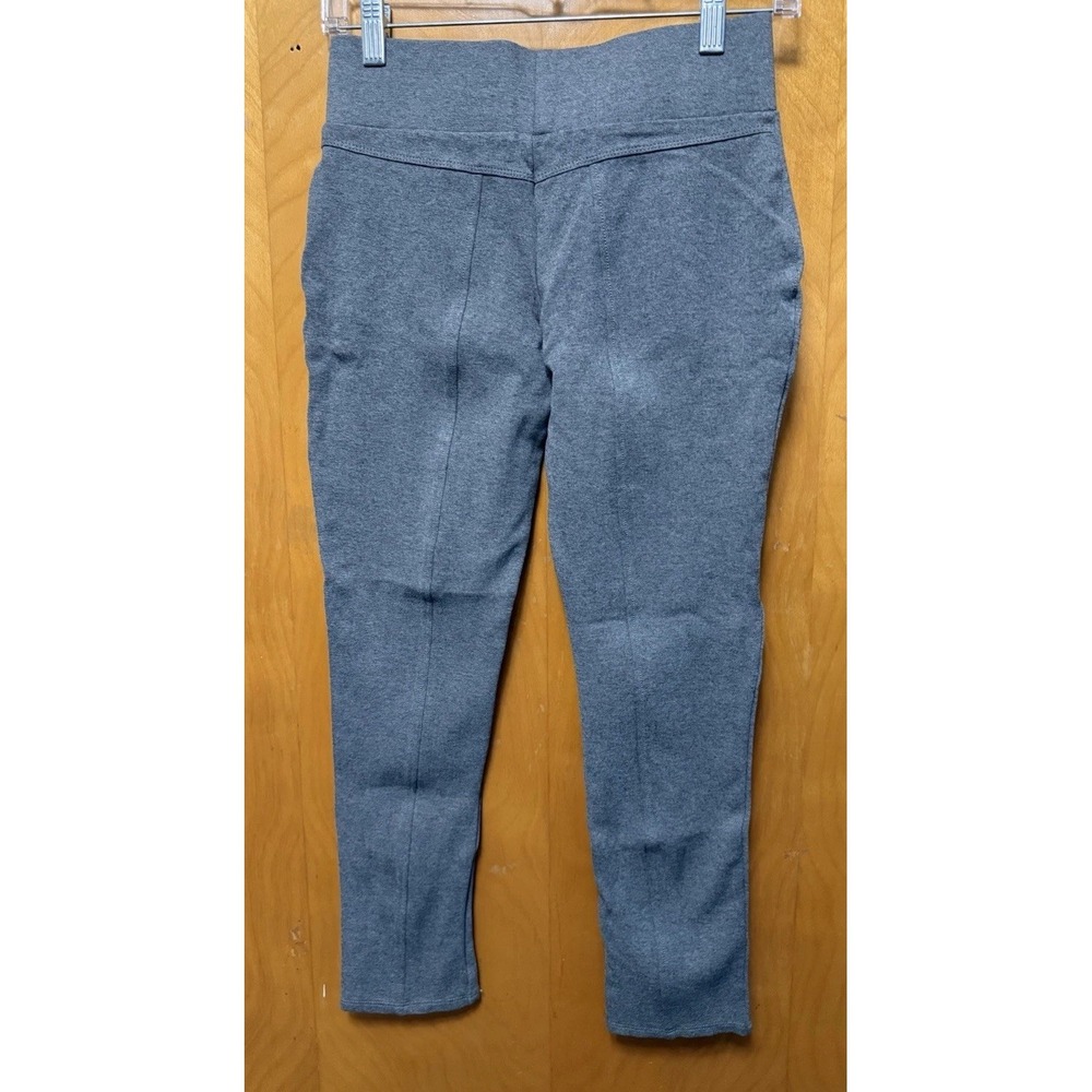 Ci‎ Sono Womens Straight Fit Stretch Pants Gold Double Zip Accent Gray Sz M - Picture 4 of 8